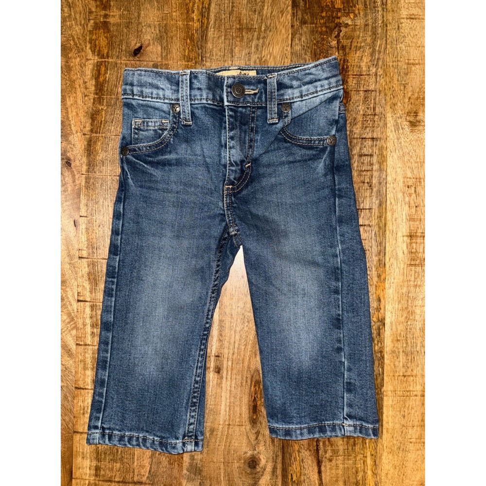 Wrangler 20X No. 44 Boys 2T Regular Medium Wash Adjustable Waist Jeans